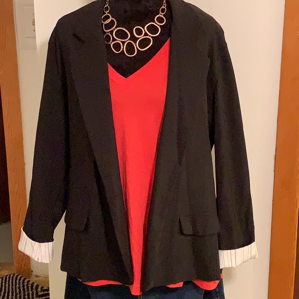 Black blazer size 3x